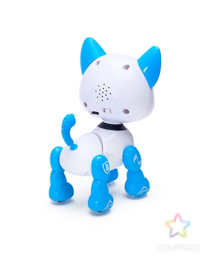 Интерактивный щенок «Джек», поёт песенки, отвечает на вопросы, цвет голубой арт. СМЛ-66660-1-СМЛ0004019430 3