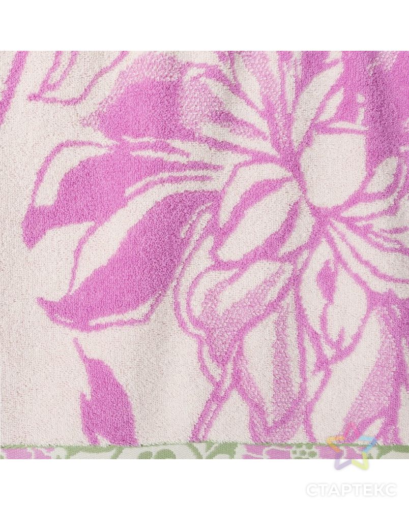 Полотенце махровое Anastasia, размер 50х90 см, цвет розовый, хлопок 100% арт. СМЛ-24038-1-СМЛ4020637 2
