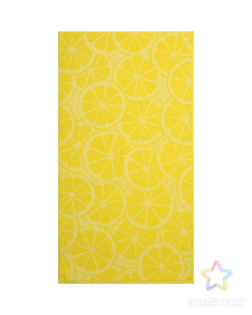 Полотенце махровое Lemon color, 100х150 см арт. СМЛ-24102-1-СМЛ4039732 3