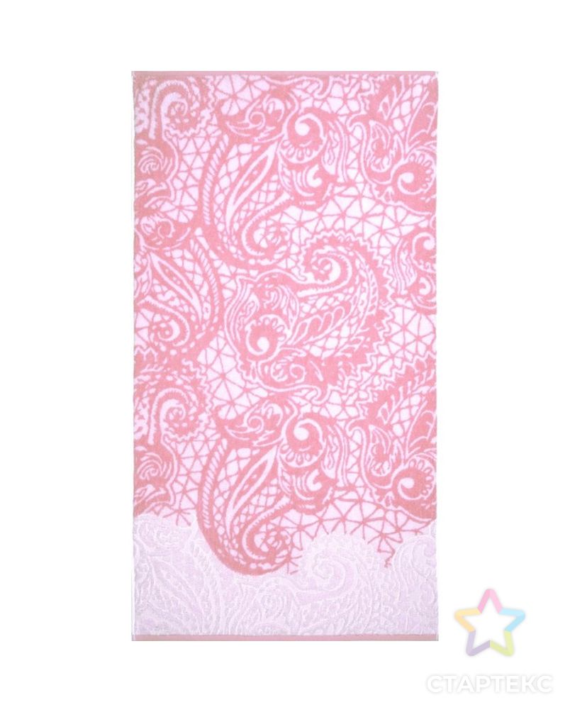 Полотенце махровое Antique lace, 50х90 см, цвет розовый арт. СМЛ-24105-2-СМЛ4039741