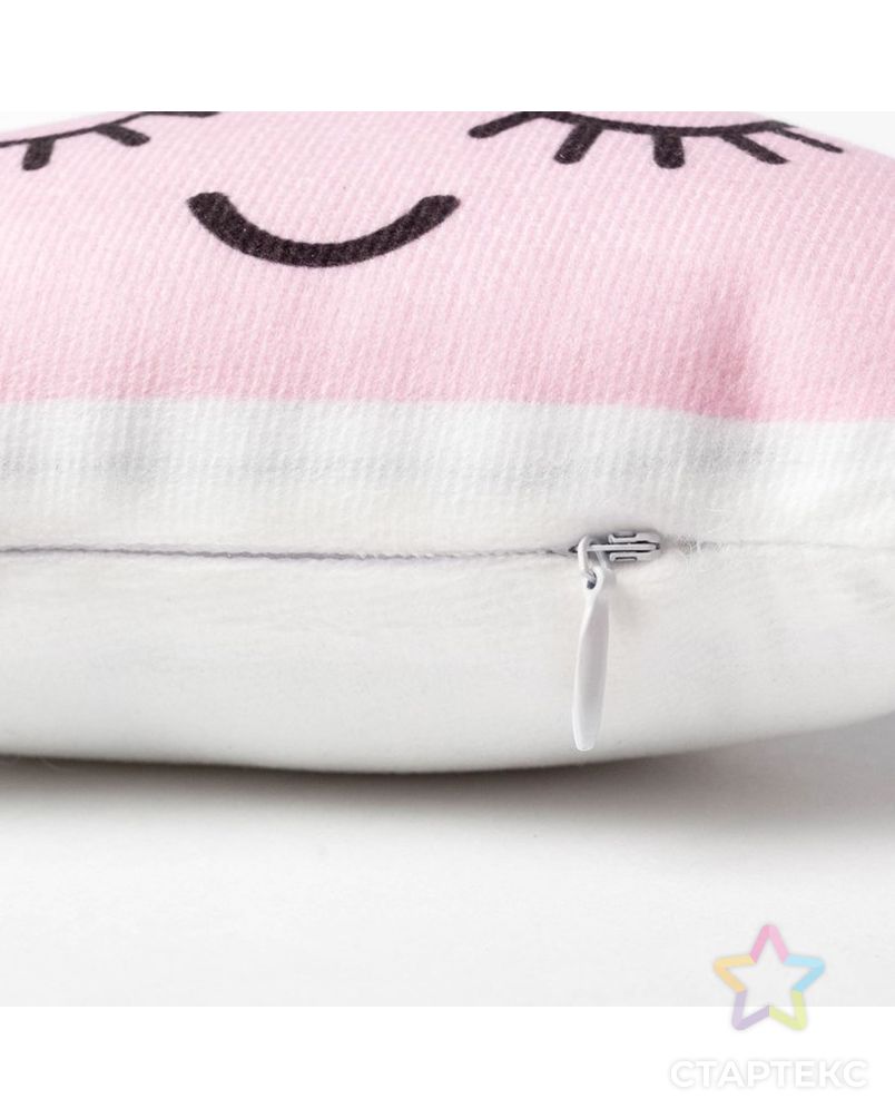 Мини-подушка декоративная "Этель" Облако розовое, 20х13 см, велюр, 100% п/э арт. СМЛ-18432-1-СМЛ4045206 3