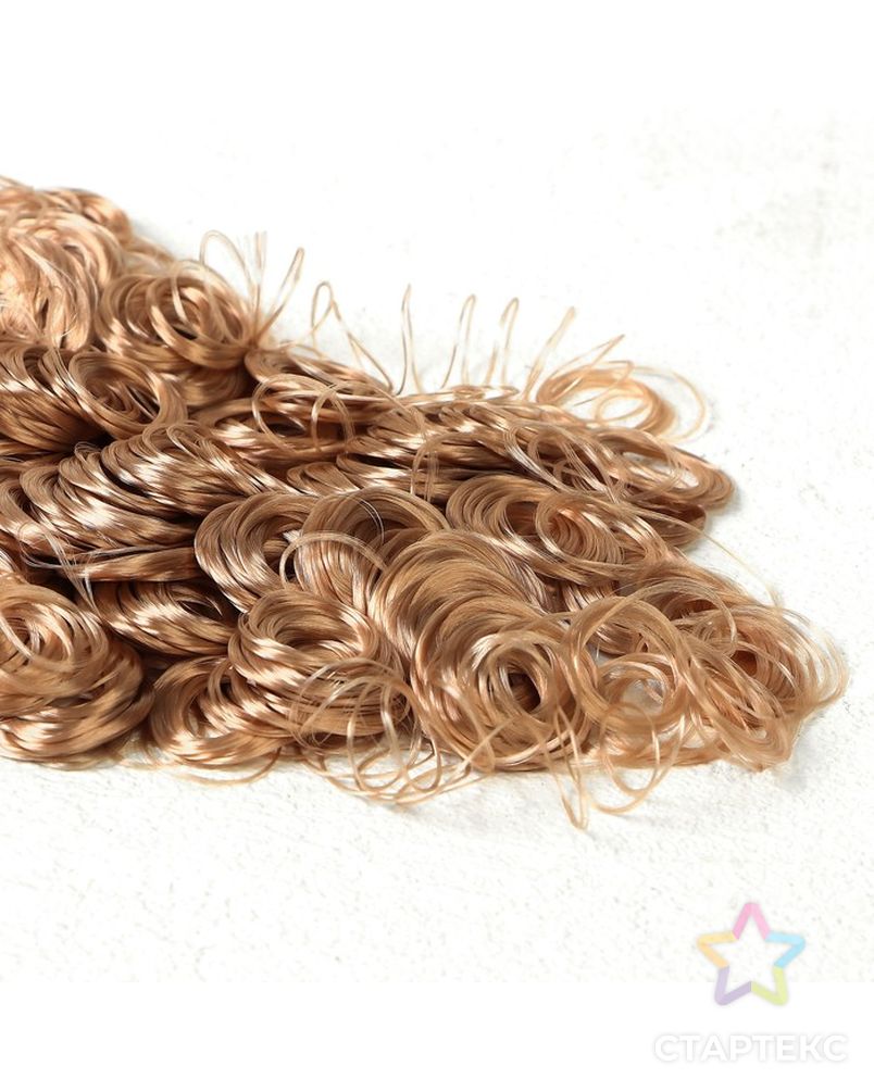Волосы для кукол "Кудряшки" 70 г, размер завитка: 1 см, цвет D796A арт. СМЛ-18687-1-СМЛ4062824