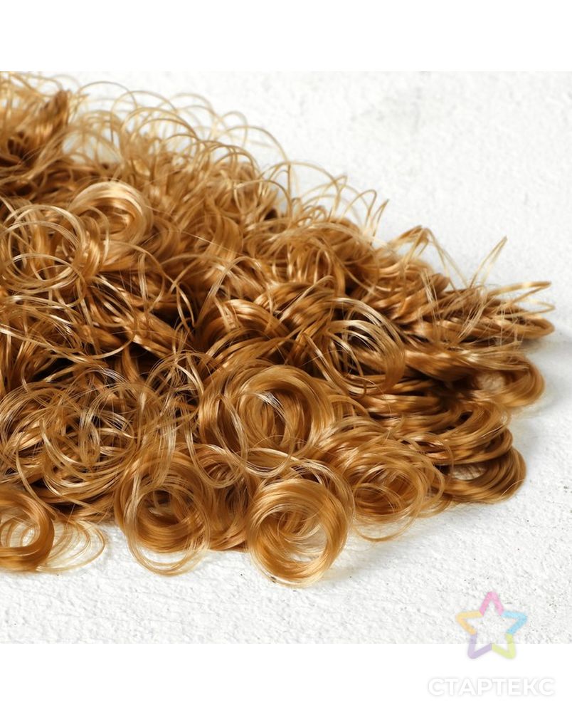 Волосы для кукол "Кудряшки" 70 г, размер завитка: 1 см, цвет D726 арт. СМЛ-18689-1-СМЛ4062826 1