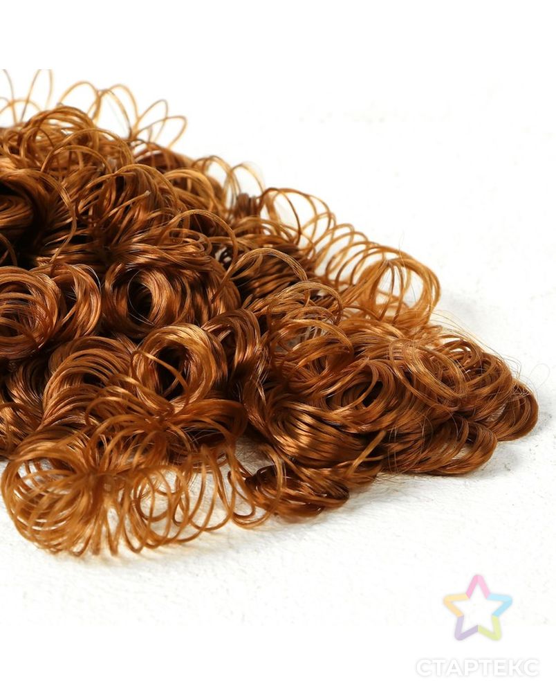 Волосы для кукол "Кудряшки" 70 г, размер завитка: 1 см, цвет D626 арт. СМЛ-18692-1-СМЛ4062829