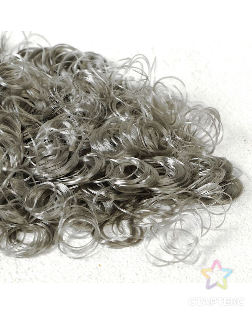 Волосы для кукол "Кудряшки" 70 г, размер завитка: 1 см, цвет D019 арт. СМЛ-18697-1-СМЛ4062834 1