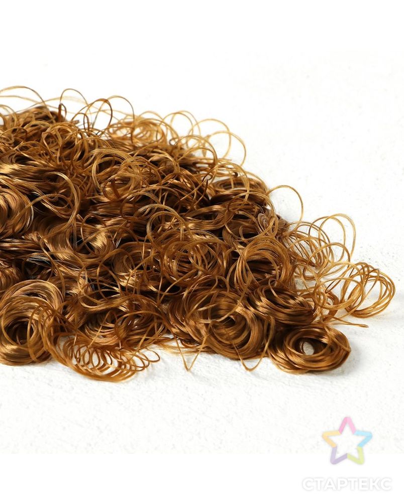 Волосы для кукол "Кудряшки" 70 г, размер завитка: 1 см, цвет D611 арт. СМЛ-18699-1-СМЛ4062836 1