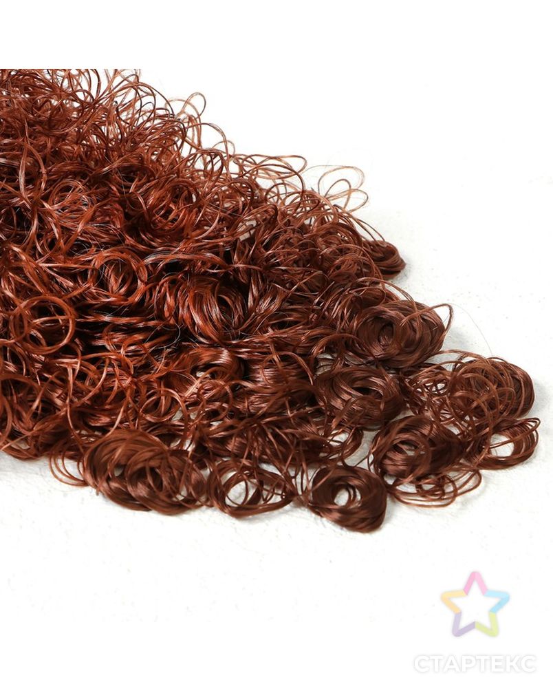 Волосы для кукол "Кудряшки" 70 г, размер завитка: 1 см, цвет D6105 арт. СМЛ-18701-1-СМЛ4062838 1