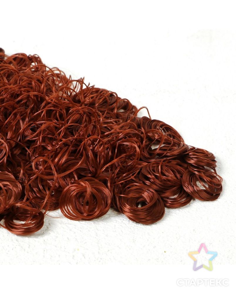 Волосы для кукол "Кудряшки" 70 г, размер завитка: 1 см, цвет D674 арт. СМЛ-18703-1-СМЛ4062840
