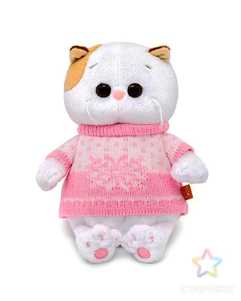 Мягкая игрушка «Кошечка Ли-Ли BABY» в свитере, 20 см арт. СМЛ-62713-1-СМЛ0004063124 1