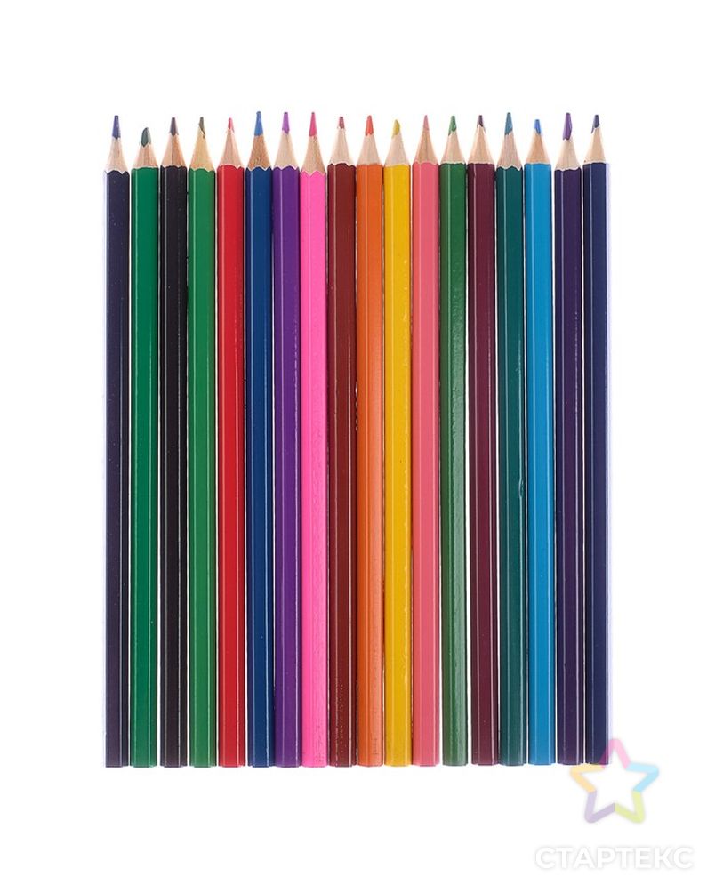 Карандаши 18 цветов Beifa "Яркий мир", на масляной основе арт. СМЛ-174606-1-СМЛ0004075541