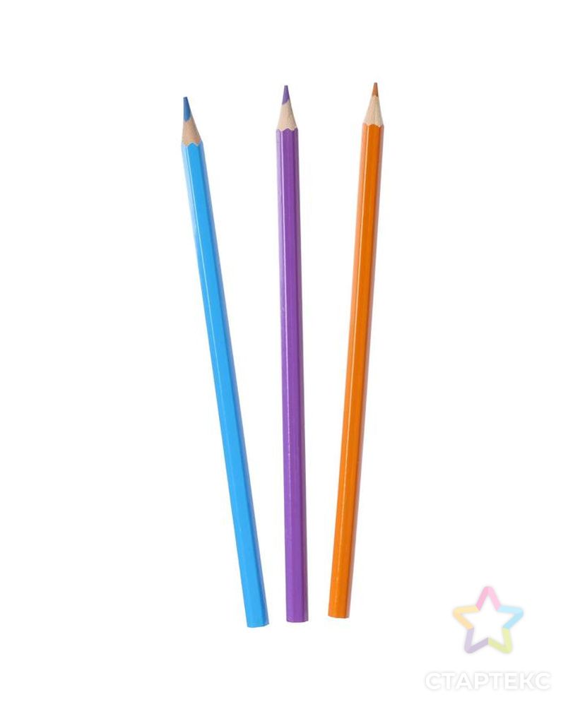 Карандаши 24 цвета Beifa «Яркий мир», на масляной основе арт. СМЛ-174607-1-СМЛ0004075542 2