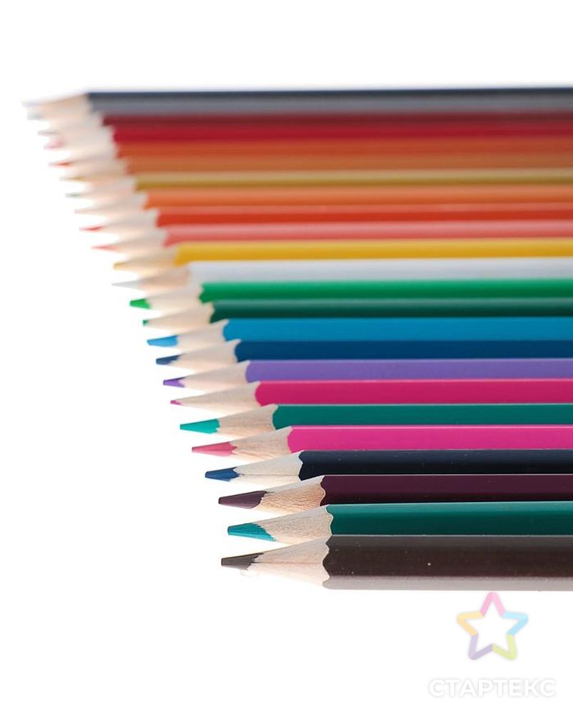 Карандаши 24 цвета Beifa «Яркий мир», на масляной основе арт. СМЛ-174607-1-СМЛ0004075542 5