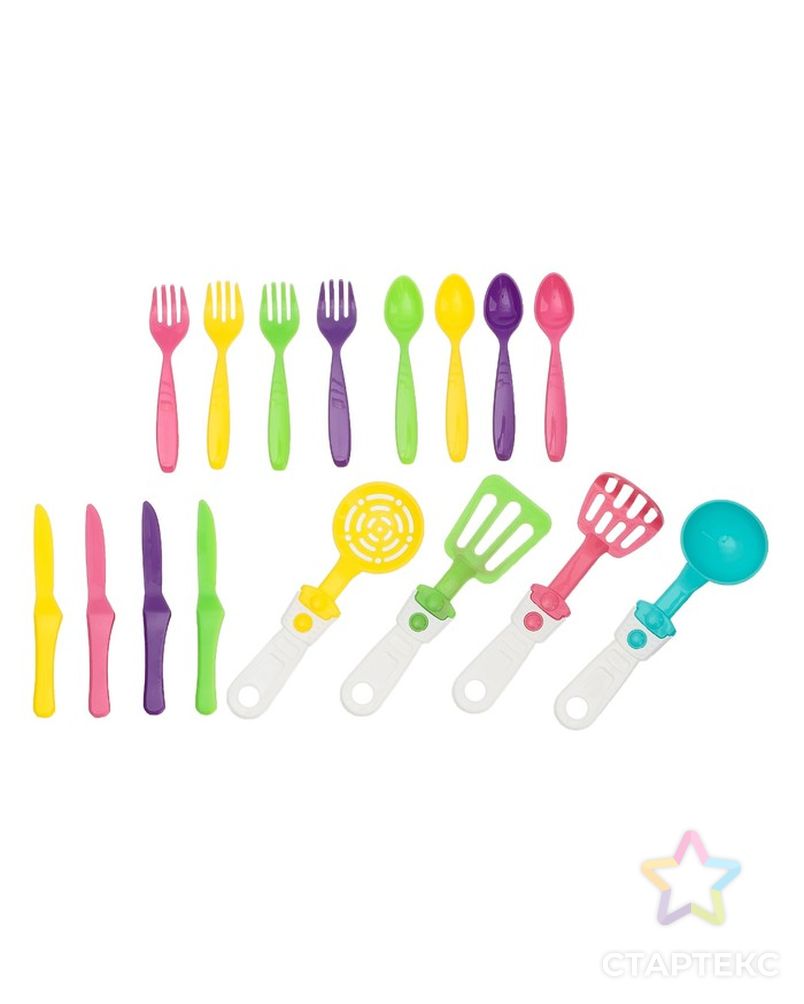 Набор посуды «Ириска 5», цвета МИКС арт. СМЛ-63240-1-СМЛ0004076703 4