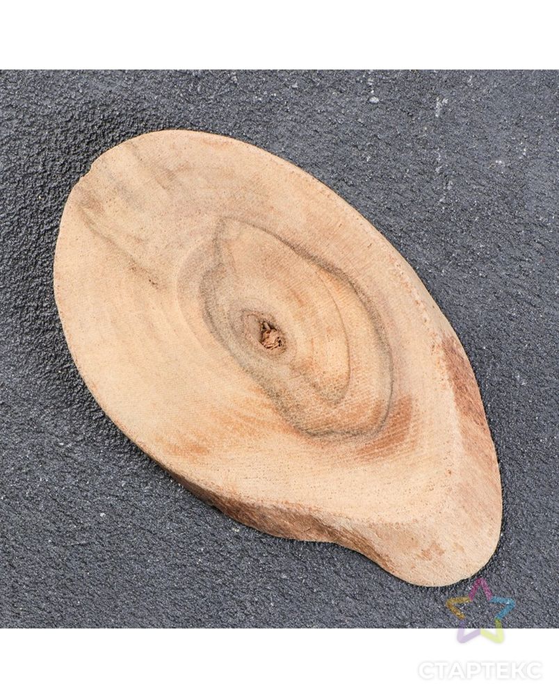 Спил "Грецкого ореха", овальный, d=5-12 см, h=10 мм арт. СМЛ-19156-1-СМЛ4088754 4