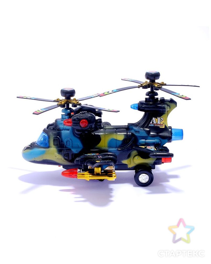Вертолет «Воздушный бой», работает от батареек, световые и звуковые эффекты арт. СМЛ-50770-1-СМЛ0000410291 2