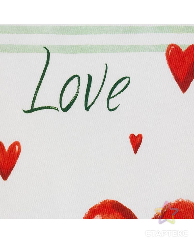 Набор "Love" полотенце,  формочки для печенья арт. СМЛ-19322-1-СМЛ4103833 3