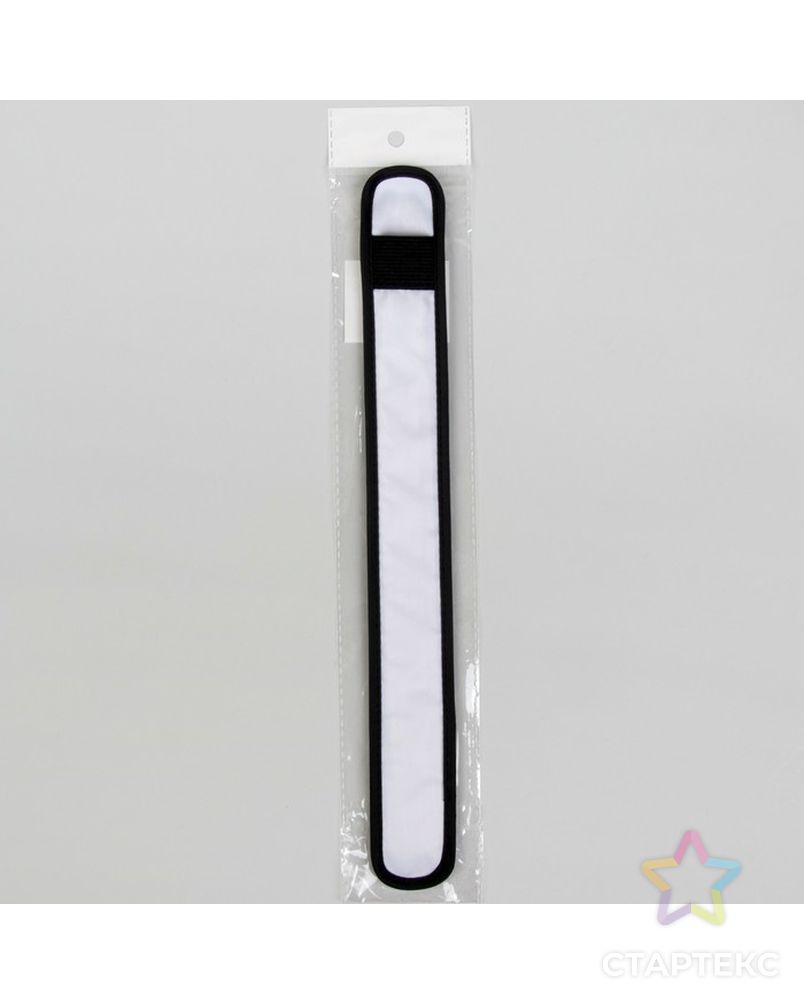 Светоотражающий браслет на батарейках 3 режима 34,5 × 4 см арт. СМЛ-24464-1-СМЛ4105948