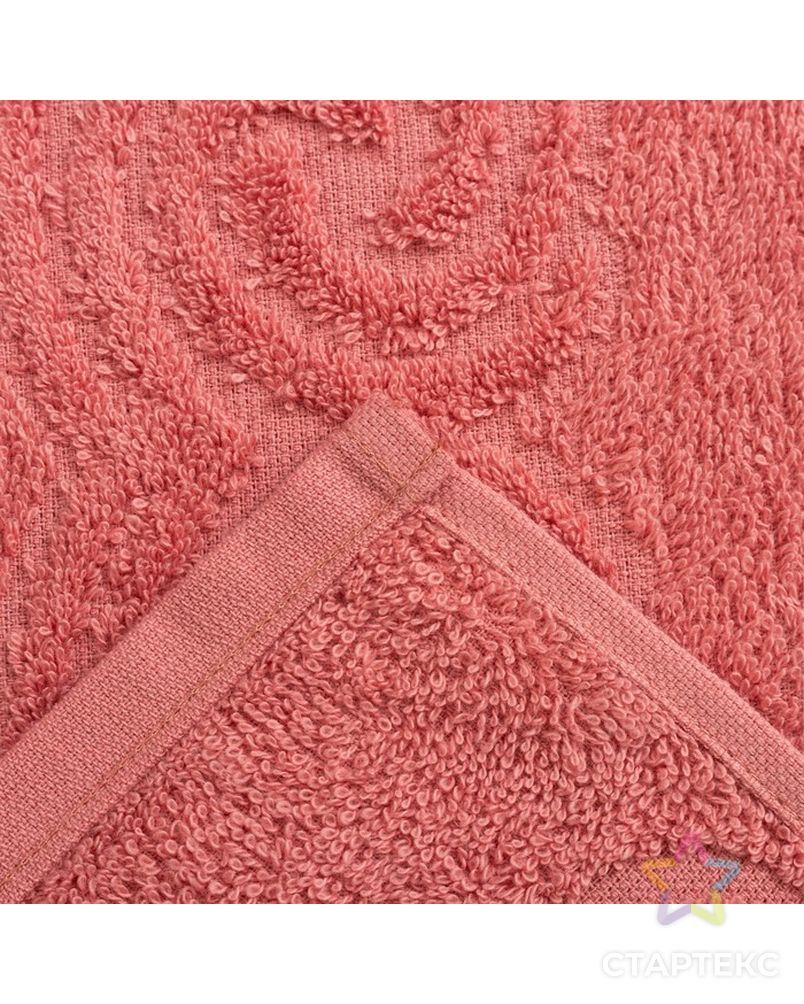 Полотенце махровое Love Life "Border"" 50*90 пыльный розовый,100% хлопок,360 г/м2 арт. СМЛ-19416-1-СМЛ4110692