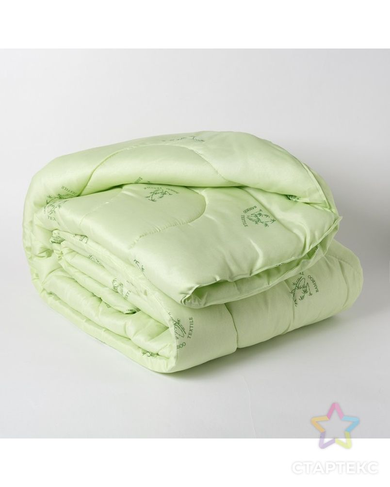 Одеяло Эконом Бамбук 140х205 см, полиэфирное волокно, 300гр/м, пэ 100% арт. СМЛ-33036-1-СМЛ4124955 1