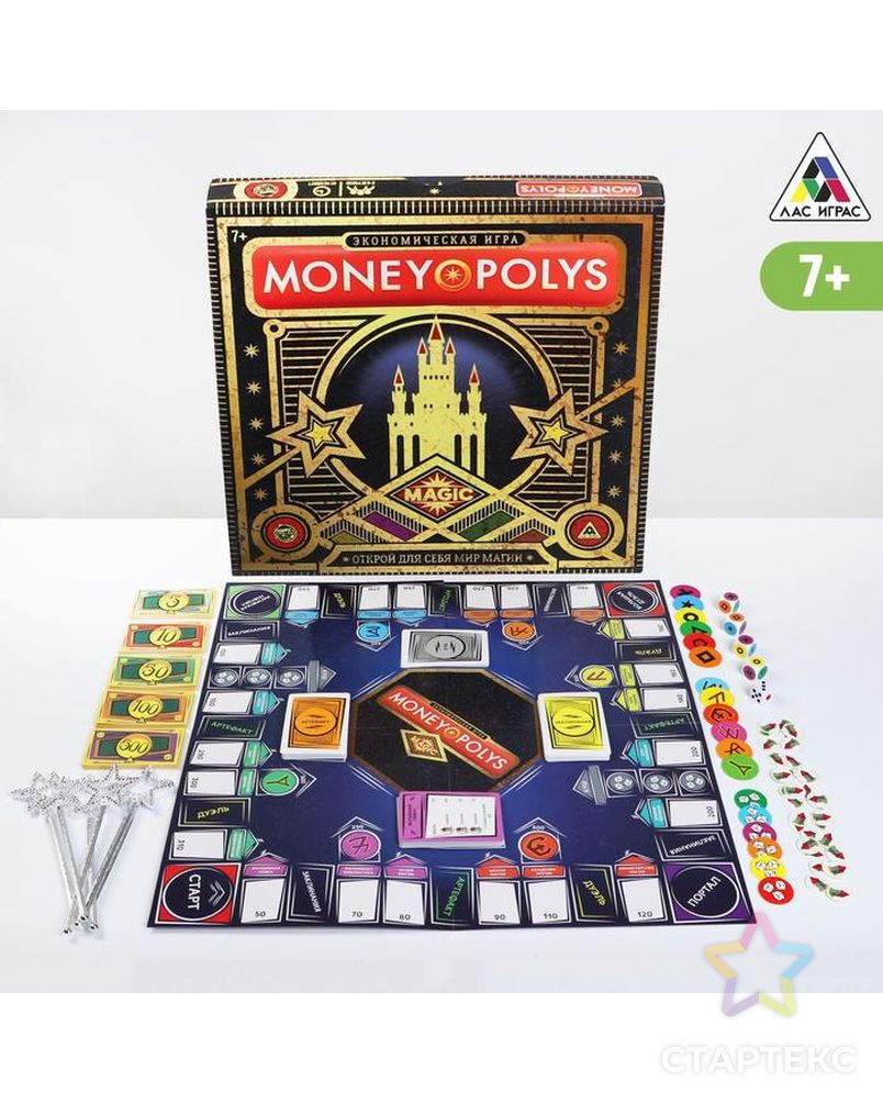 Экономическая игра «MONEY POLYS. Magic», 7+ арт. СМЛ-121116-1-СМЛ0004131861 1