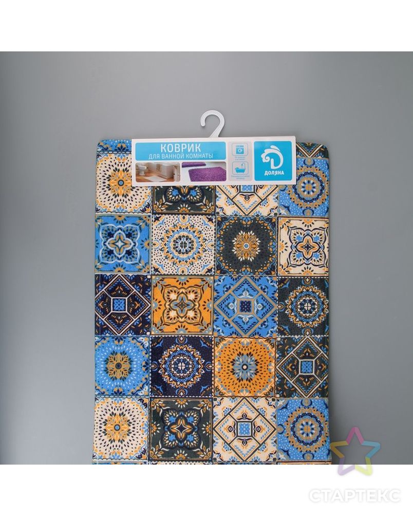 Коврик для дома «Богемия», мозаика, 45×120 см арт. СМЛ-30325-1-СМЛ4138469 4