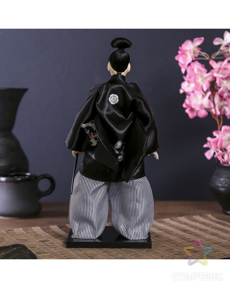 Кукла коллекционная "Самурай с саблей" 30х12,5х12,5 см арт. СМЛ-66464-1-СМЛ0004147027 4