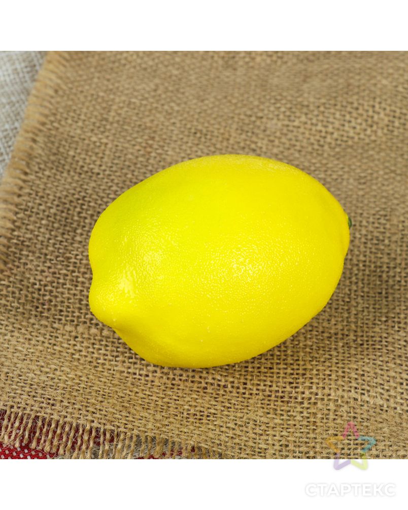 Муляж d-10*6 см лимон арт. СМЛ-204131-1-СМЛ0000415396 2