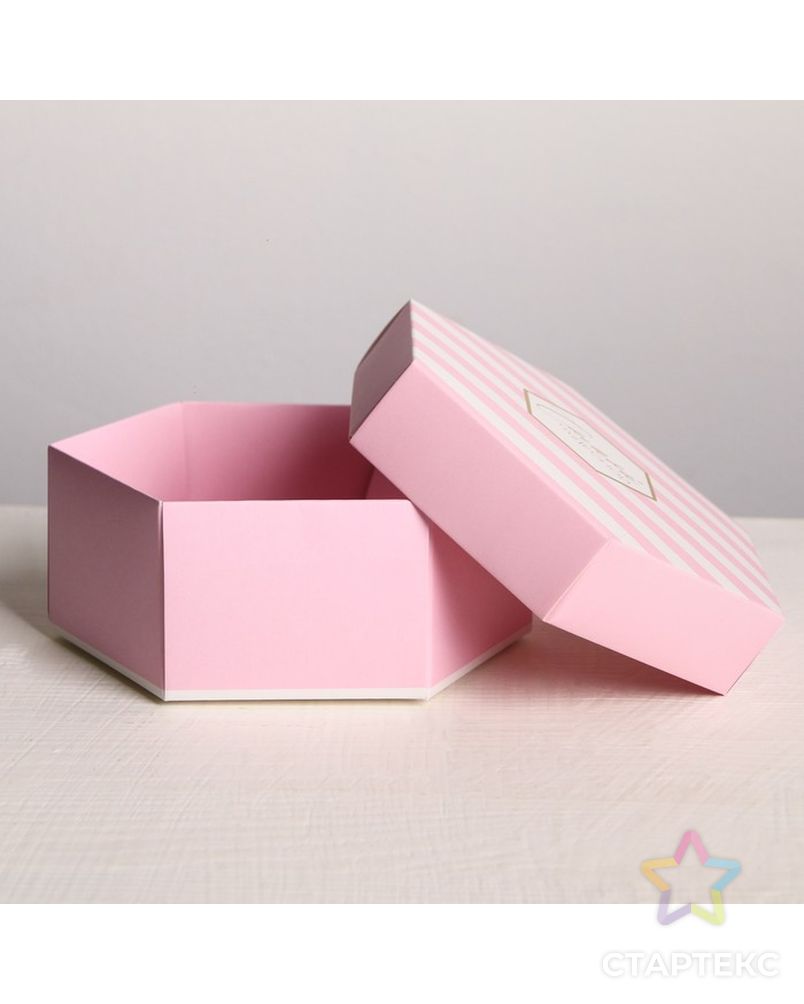 Коробка складная «Самой чудесной», 15 × 13 × 6 см арт. СМЛ-124885-1-СМЛ0004154921 4