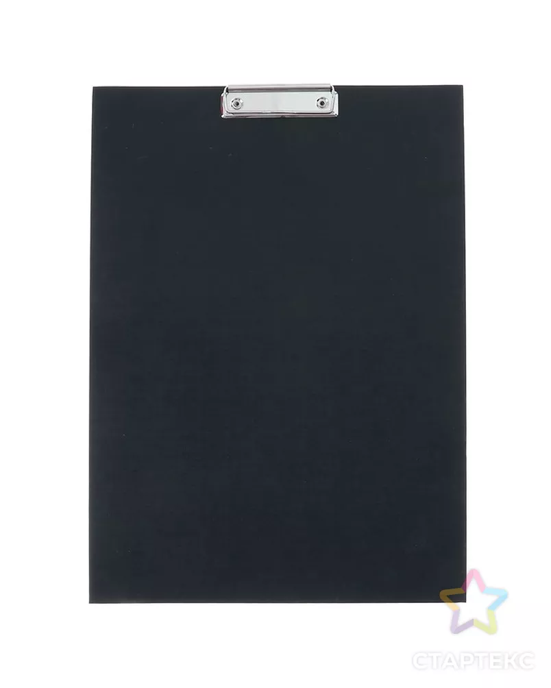 Планшет с зажимом А3, 420 х 300 мм, бумвинил, цвет чёрная (клипборд) арт. СМЛ-189149-1-СМЛ0004155174 - рис. 1