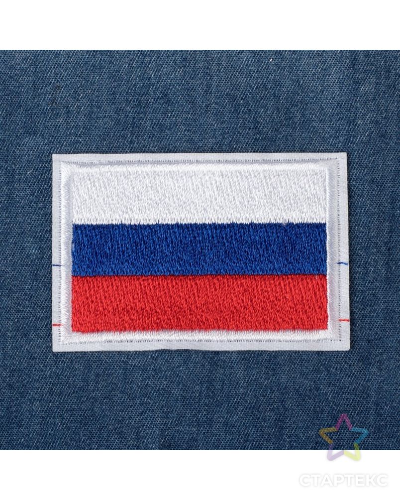 Термоаппликация «Флаг России» р.4х6см арт. СМЛ-29374-1-СМЛ4157855