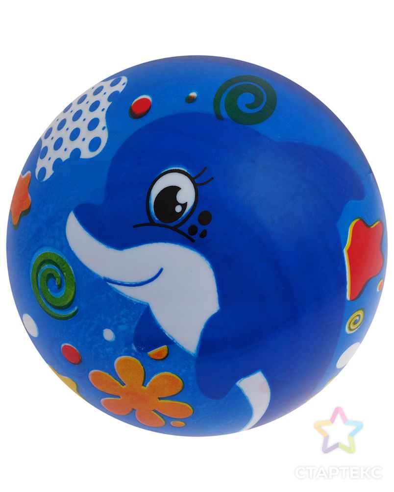 Мяч детский «Дельфинчик», d=22 см, 60 г арт. СМЛ-69800-1-СМЛ0004160693 1