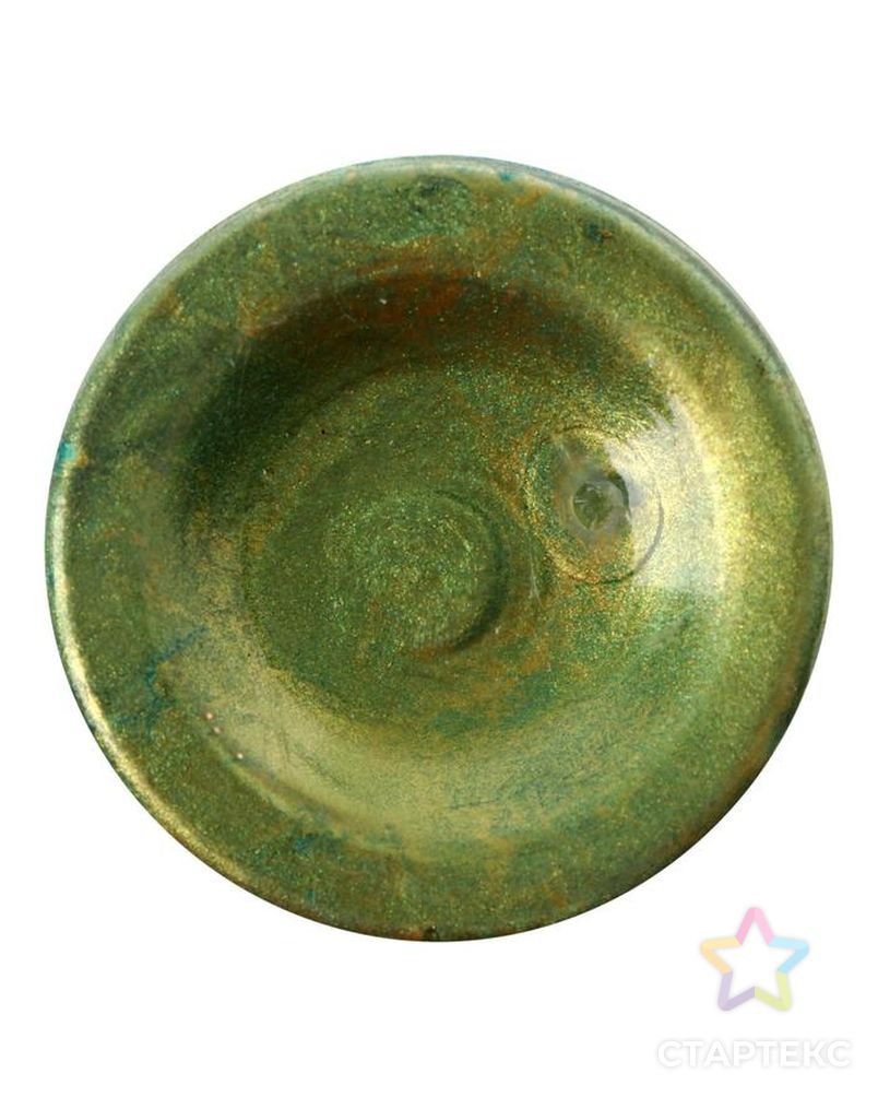 Краска акриловая, LUXART. Royal gold, 25 мл, с высоким содержанием металлизированного пигмента, золото зелёное арт. СМЛ-174778-1-СМЛ0004166619 4