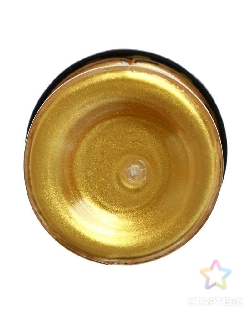 Краска акриловая, LUXART. Royal gold, 25 мл, с высоким содержанием металлизированного пигмента, золото лимонное арт. СМЛ-195706-1-СМЛ0004166622 3