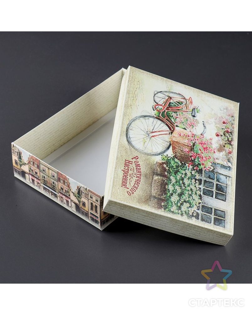 Подарочная коробка сборная "Романтического настроения", 21 х 15 х 5,5 см арт. СМЛ-65184-1-СМЛ0004170984 2