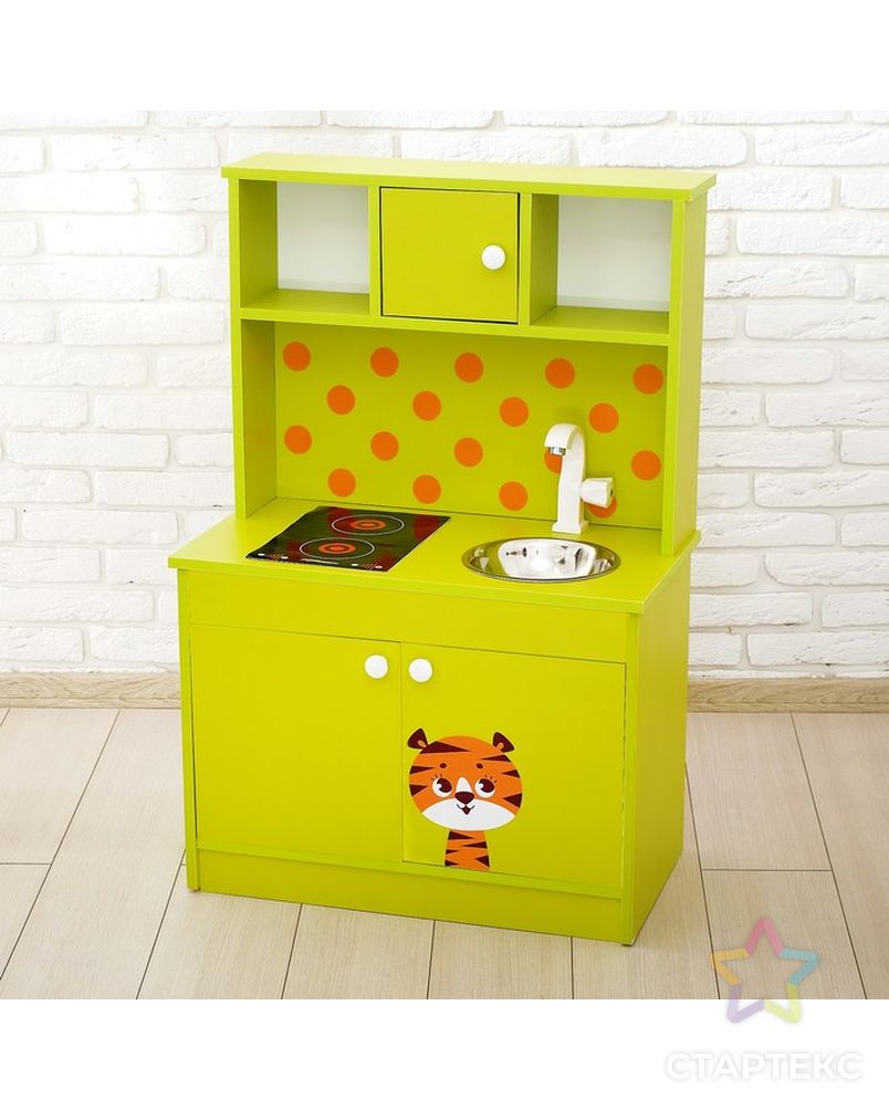 Игровая мебель «Кухонный гарнитур Тигрёнок», цвет зелёный арт. СМЛ-65526-1-СМЛ0004182387 1