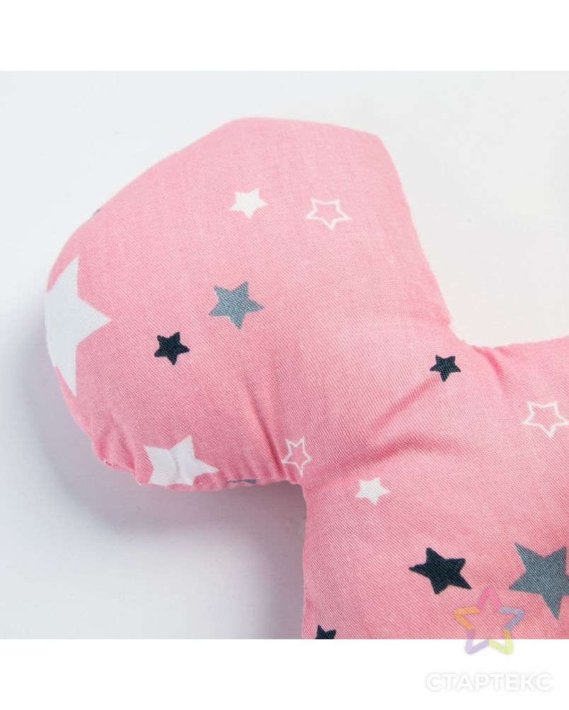 Подушка детская ортопедическая "Звезды", цвет розовый арт. СМЛ-34039-1-СМЛ4200179 3