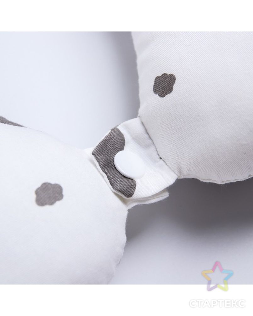 Подушка детская ортопедическая "Облака" на белом фоне арт. СМЛ-34043-1-СМЛ4200183