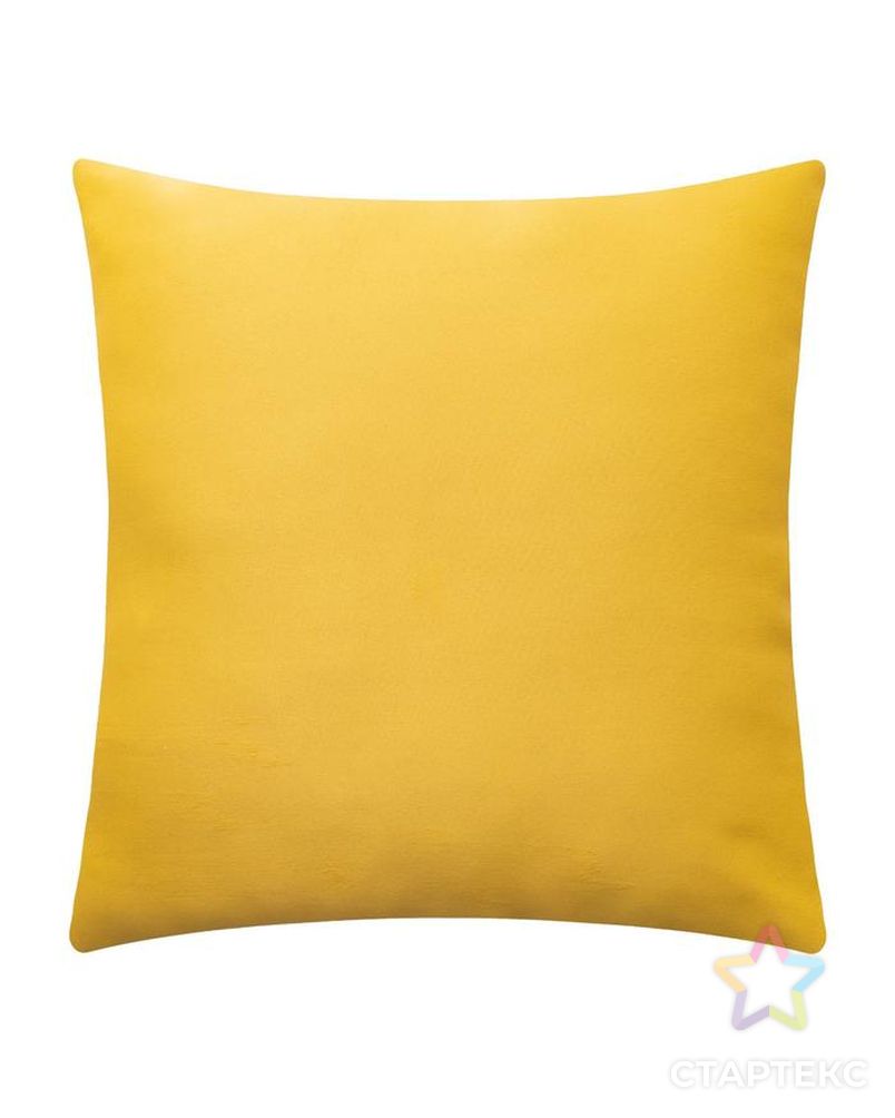 Подушка декоративная "Этель" 40*40 см., цв. жёлтый, блэкаут, 100% п/э арт. СМЛ-118174-1-СМЛ0004204357 1