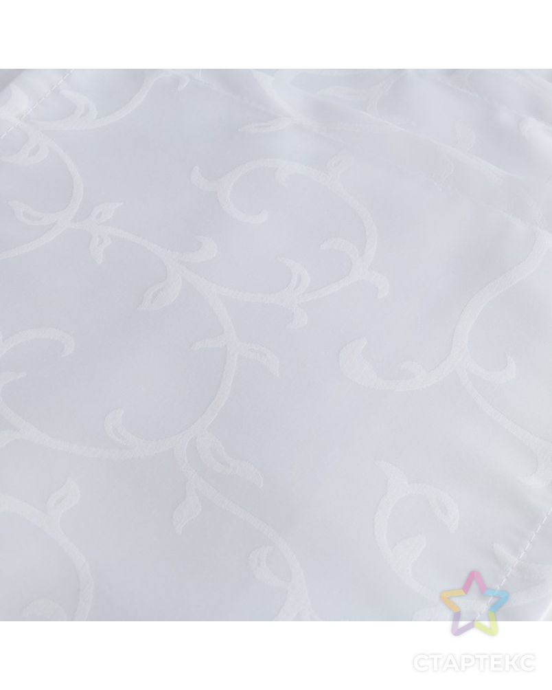 Ткань для столового белья с ГМО «Вензель», ширина 155 см, длина 10 м, цвет белый арт. СМЛ-30576-1-СМЛ4214956 1