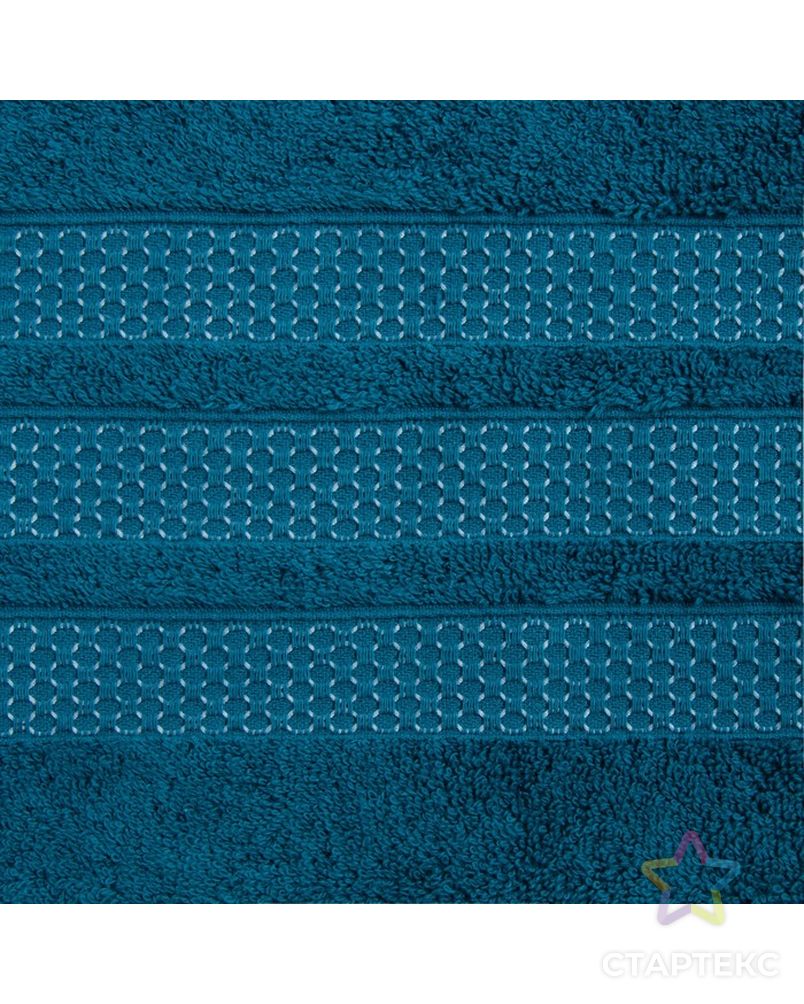Полотенце махровое DOGUS 50х90 см, синий, хлопок 100%, 450г/м2 арт. СМЛ-31156-1-СМЛ4222619