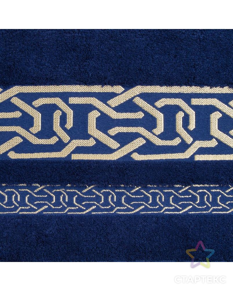 Полотенце махровое Donatello, 30х50 см, цвет синий арт. СМЛ-31176-3-СМЛ4222709 2