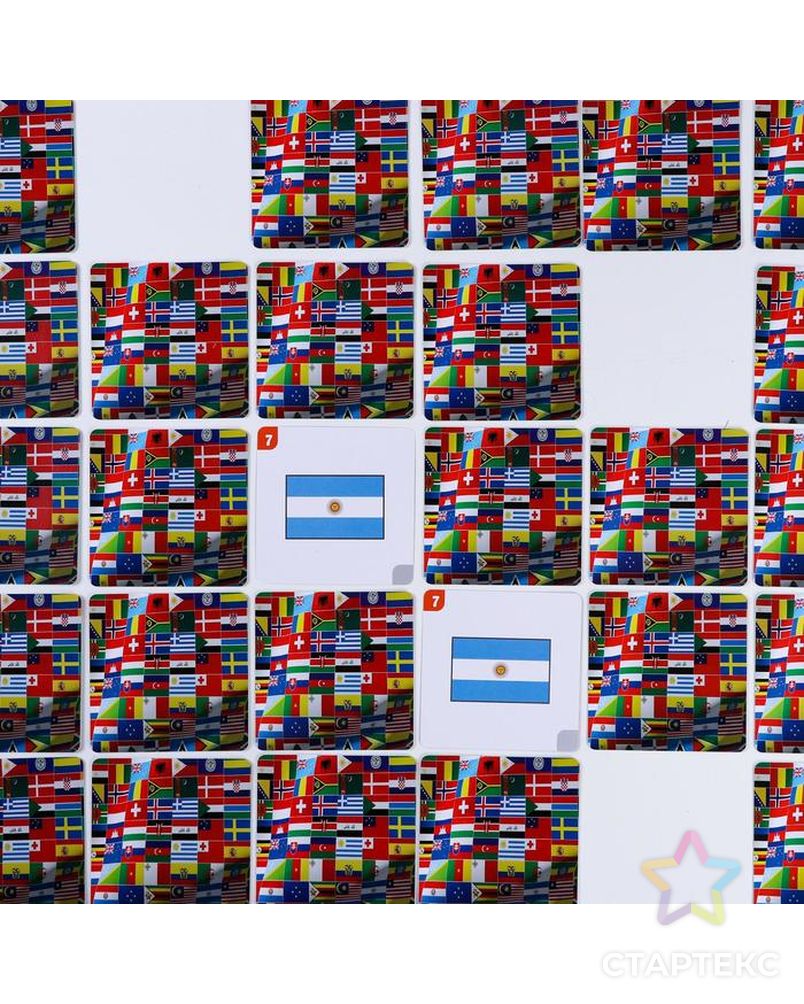 Настольная игра «Мемо Флаги», 50 карточек арт. СМЛ-67947-1-СМЛ0004224396 4