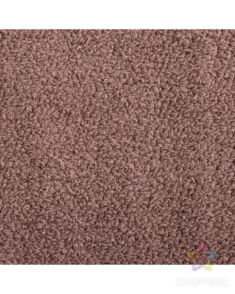 Полотенце махровое "Этель" Терри 50*90 см коричневый, 100% хлопок, 430 г/м2 арт. СМЛ-31280-1-СМЛ4236969 2