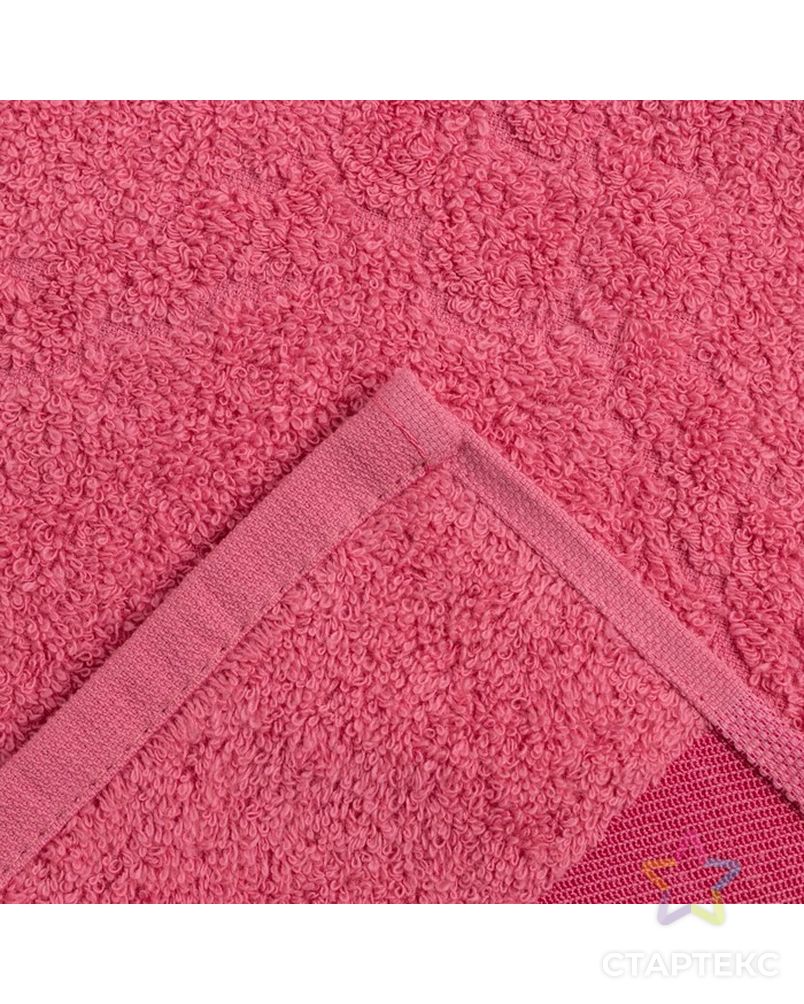 Полотенце махровое Fiesta Cotonn Butterfly 50х90 см, розовый, хлопок 100%, 420г/м2 арт. СМЛ-31913-1-СМЛ4251263 3
