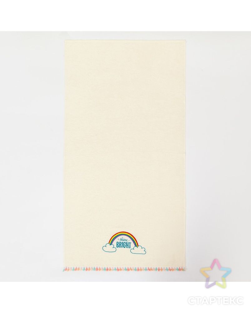 Полотенце махровое "Крошка Я" Happy rainbow, 70х130 см,  хлопок 100% арт. СМЛ-32391-1-СМЛ4268148 2