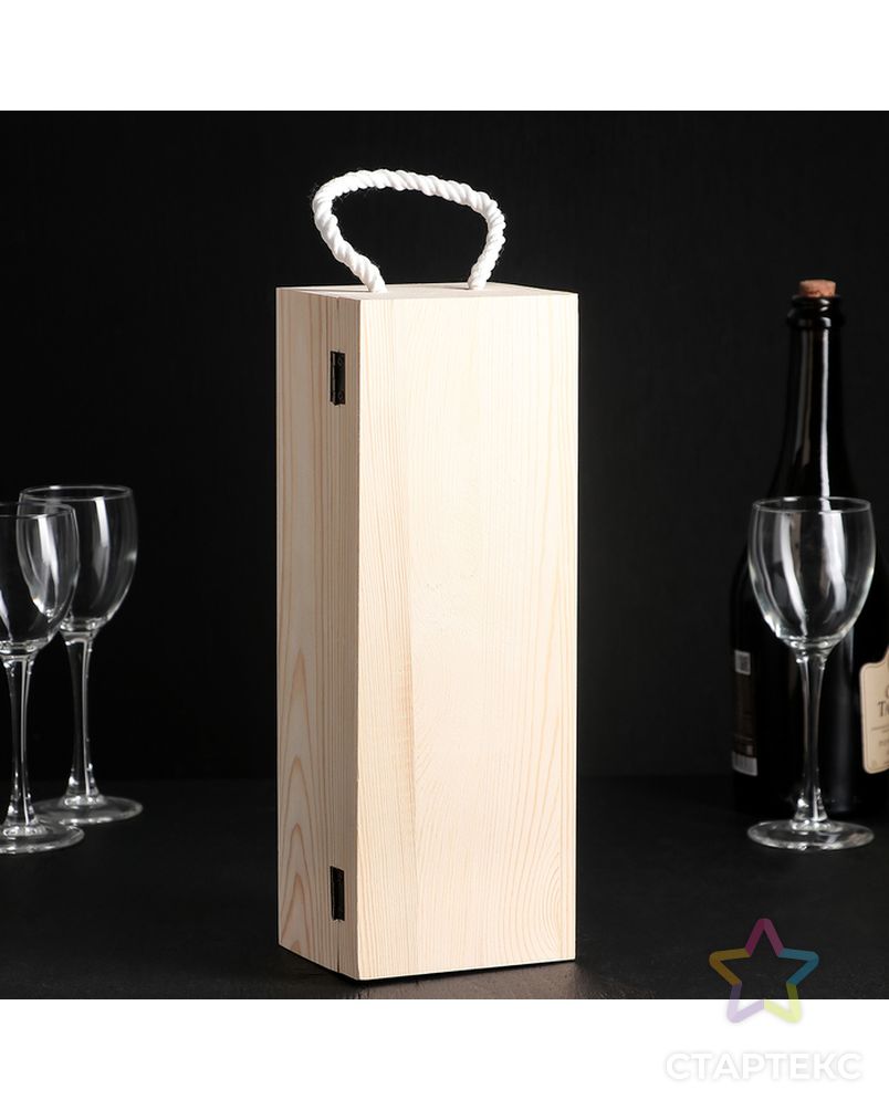 Ящик для вина 32×11×10 см "Мальбек" арт. СМЛ-105752-1-СМЛ0004272842 1