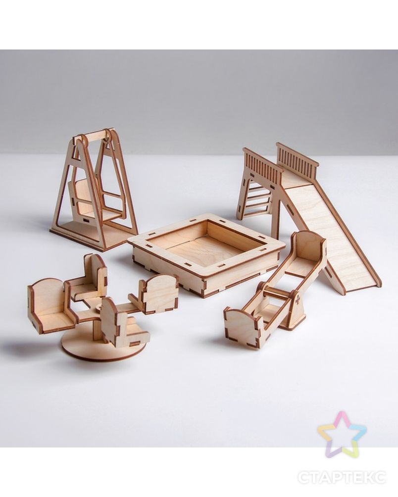 Кукольная мебель «Детская площадка» арт. СМЛ-81770-1-СМЛ0004276126 1