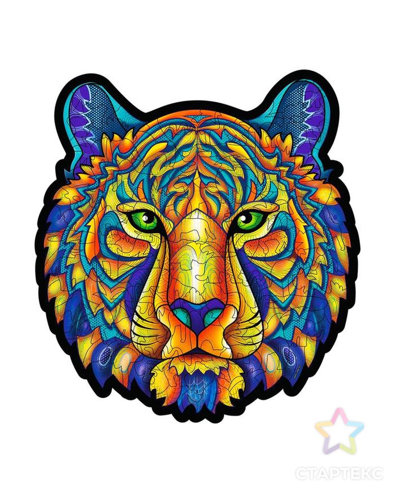 Пазл фигурный "Царский тигр" арт. СМЛ-153441-1-СМЛ0004276364