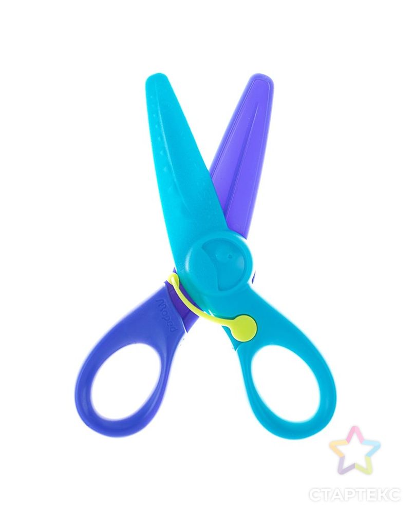 Ножницы детские 12 см KIDIPulse, безопасные, с лезвиями из стекловолокна, в блистере арт. СМЛ-228047-1-СМЛ0004284488