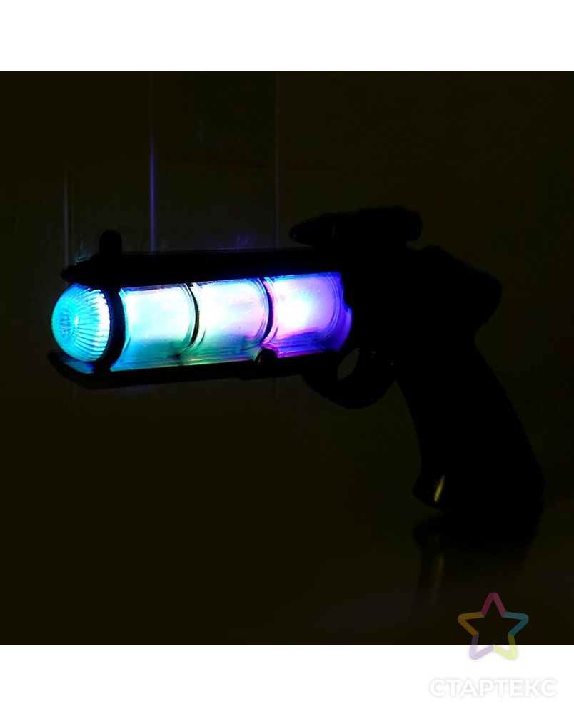Пистолет «Космо», световые и звуковые эффекты, работает от батареек, цвет МИКС арт. СМЛ-68577-1-СМЛ0004290147 3
